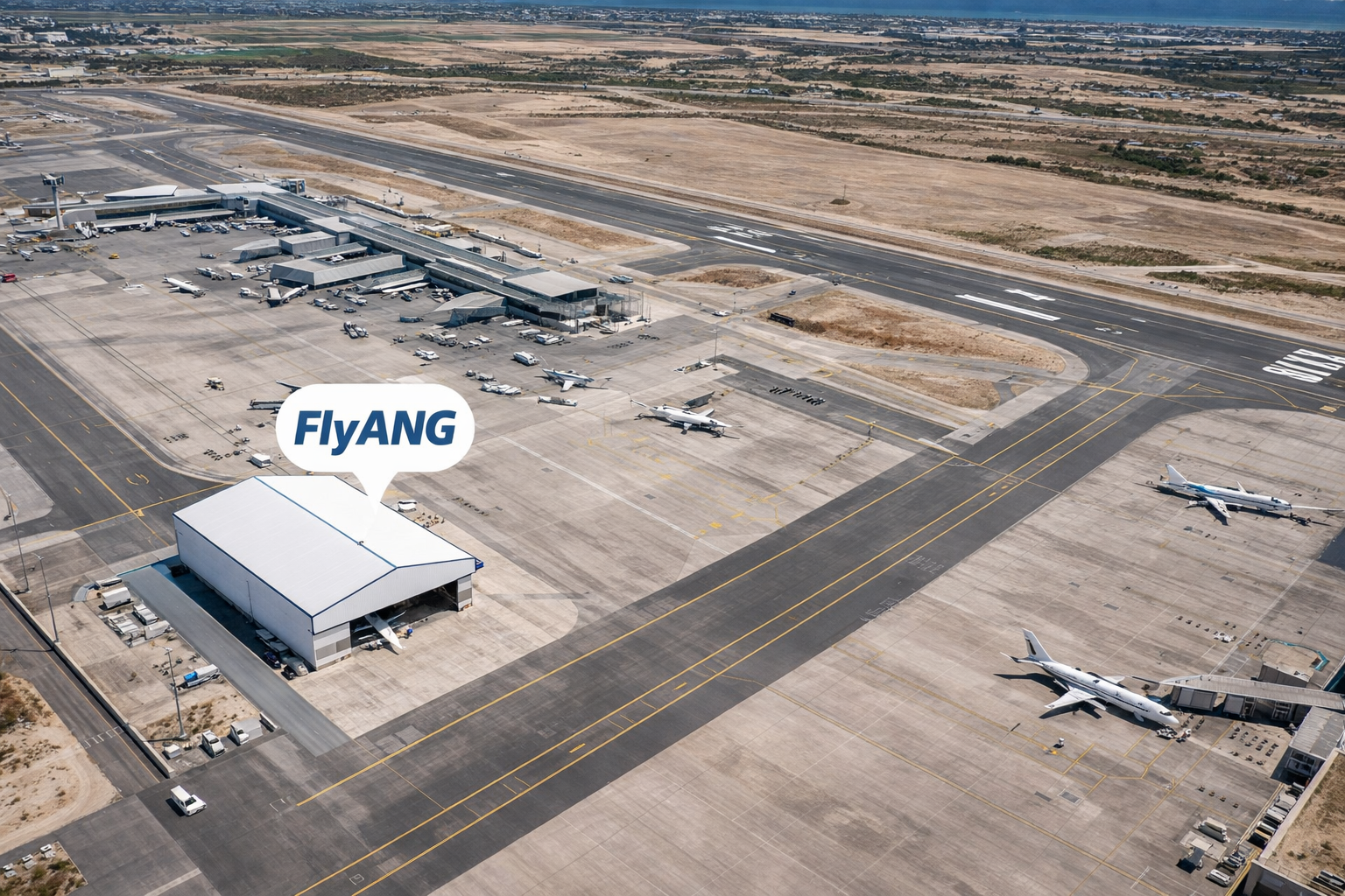 Airport placement, concept map